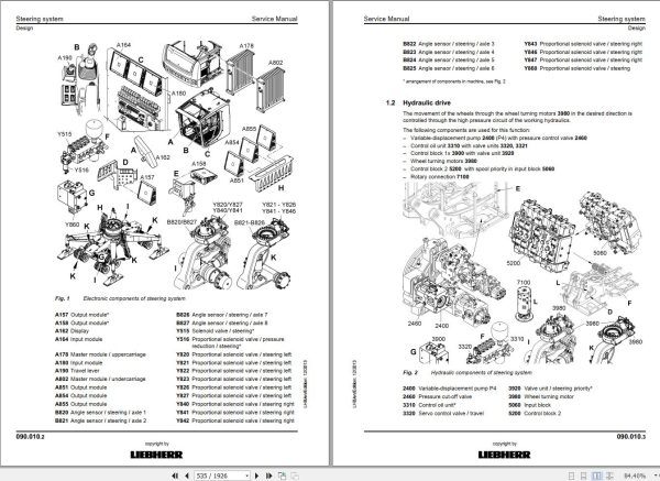 Liebherr Excavator LH120M LH120C Service Manual 11101175 2