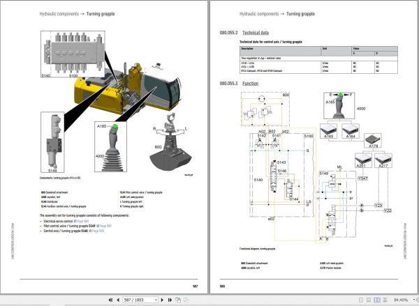 Liebherr Excavator LH18M 1840 Service Manual 12258770 2