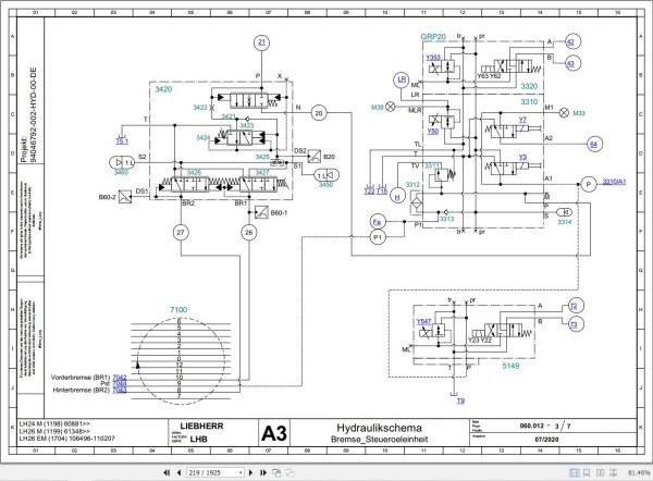 Liebherr Excavator LH26EC Service Manual 11841695 2
