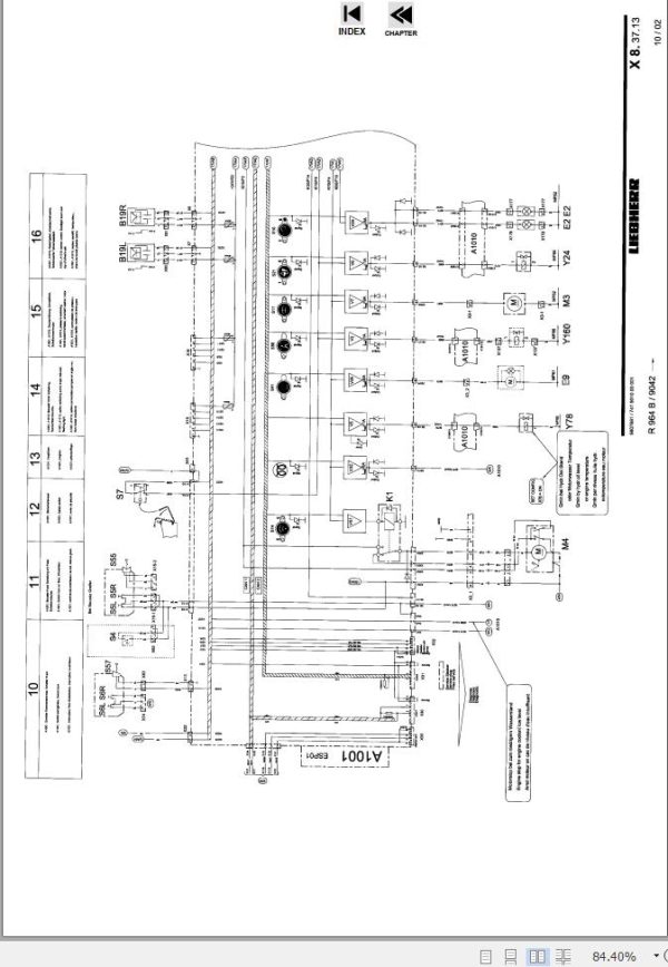 Liebherr Excavator R 954 to R 984 C Litronic Service Manual 8503312 3