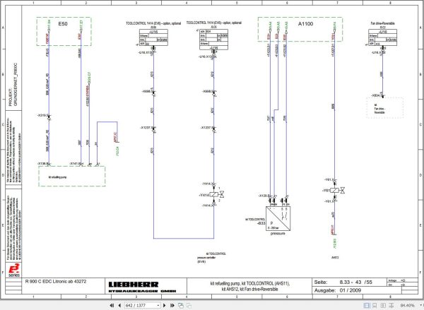 Liebherr Excavator R900C EDC Litronic Service Manual 10301850 2