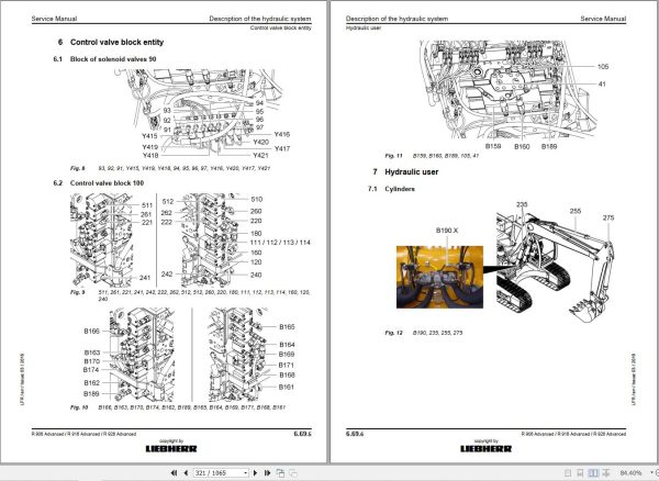 Liebherr Excavator R906 R916 R926 Advanced Service Manual 10360898 3