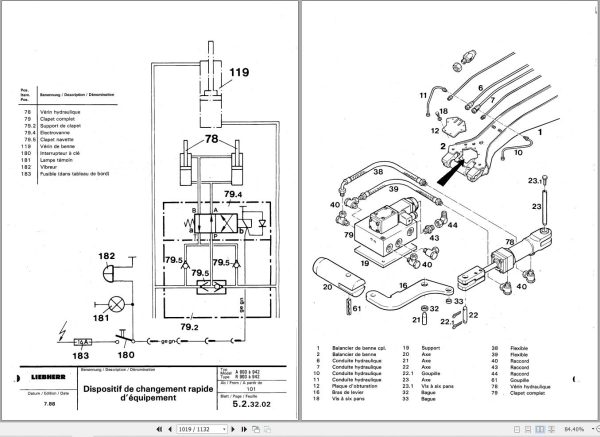 Liebherr Hydraulic Excavator A900 A942 Technical Manual FR 3
