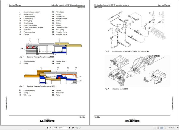 Liebherr Hydraulic Excavator A900C ZW EDC F.D. Litronic Service Manual 4