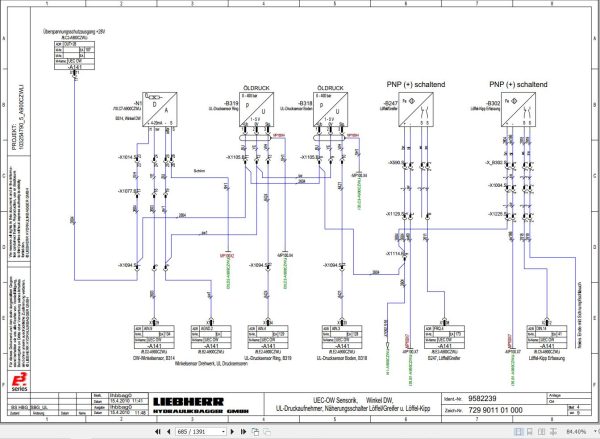 Liebherr Hydraulic Excavator A900C ZW Litronic Service Manual 3