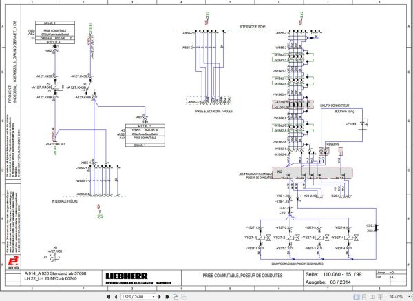 Liebherr Hydraulic Excavator A914 A928 Standard Technical Manual FR 3