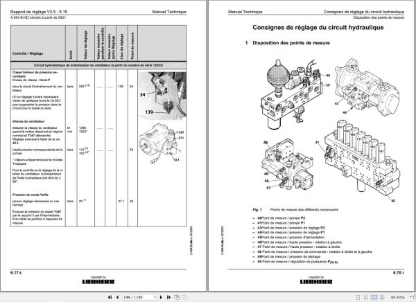 Liebherr Hydraulic Excavator A934 A954B Technical Manual FR 2