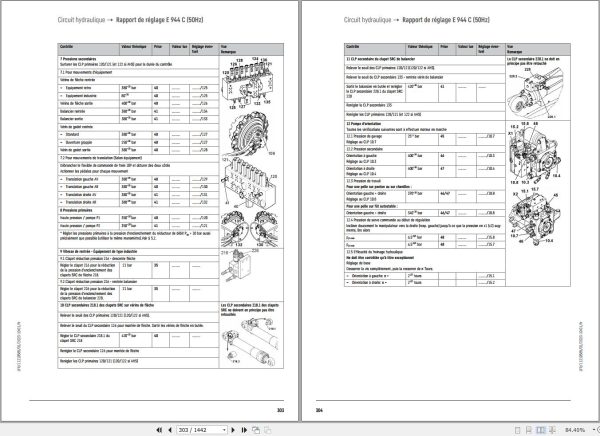 Liebherr Hydraulic Excavator E934C E944C E954C Technical Manual FR 2