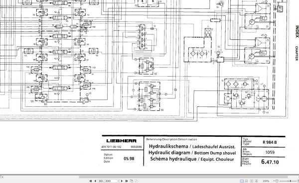 Liebherr Hydraulic Excavator R954 R984C Service Manual 2