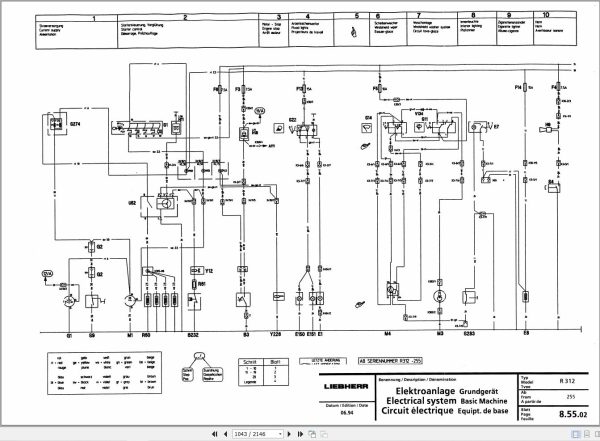 Liebherr Hydraulic Shovels A308 R308 A316 Technical Manual FR 3