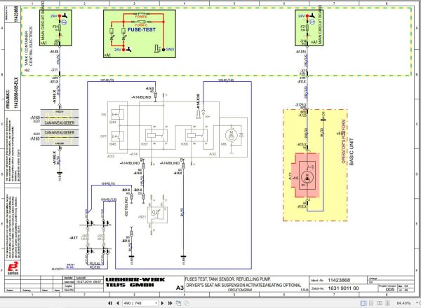 Liebherr Pipe Layer RL46 1631 4F G6 Service Manual 12232941 3