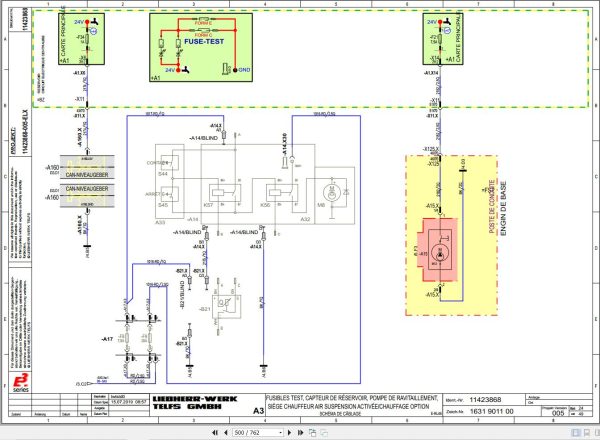 Liebherr Pipe Layer RL46 1631 4F G6 Technical Manual FR 3