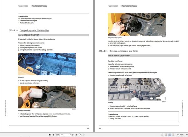 Liebherr Pipe Layer RL56 1632 05 G6 Service Manual 12255509 2