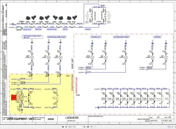 Liebherr Pipe Layer RL56 1632 05 G6 Service Manual 3