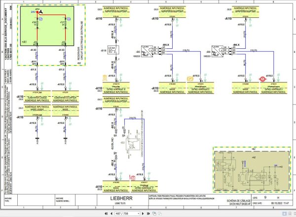 Liebherr Pipe Layer RL56 1632 3A G6 Technical Manual FR 2