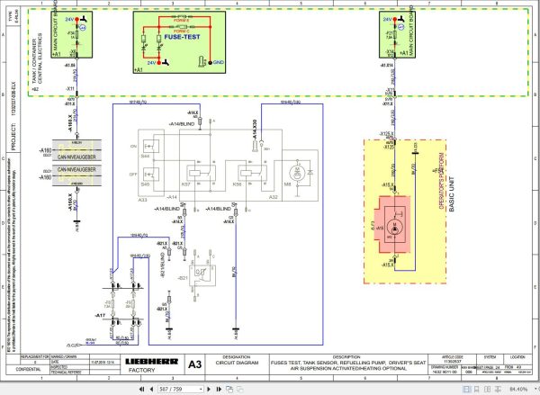 Liebherr Pipe Layer RL56 1632 4F G6 Service Manual 12216965 3