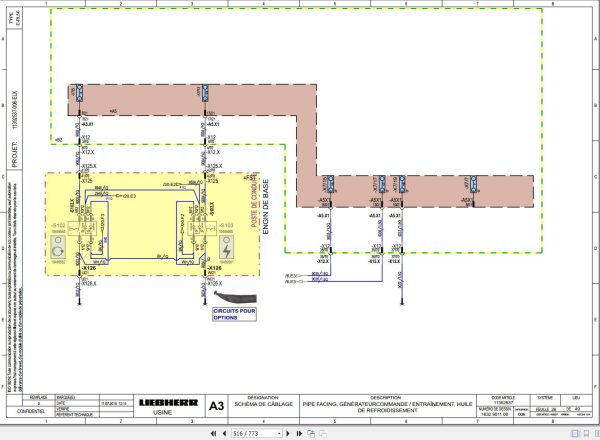 Liebherr Pipe Layer RL56 1632 4F G6 Technical Manual FR 3