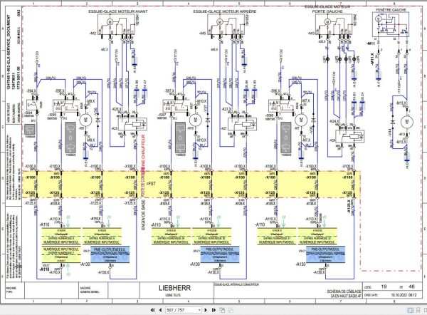 Liebherr Pipe Layer RL66 1633 3A G6 Technical Manual FR 3