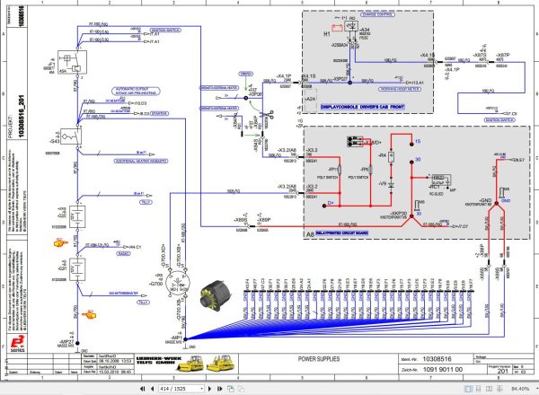 Liebherr Pipe Layers RL44 RL54 RL64 Service Manual 2