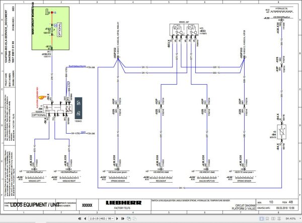Liebherr Telescopic Handler T32 7 1666 3A Service Manual 12235429 2020 3