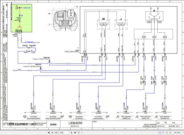 Liebherr Telescopic Handler T32 7 1666 3A Service Manual 12263570 2023 3