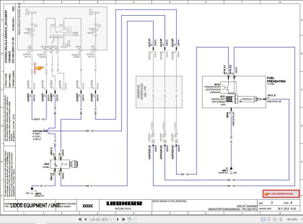 Liebherr Telescopic Handler T32 7 1666 3AS Service Manual 12235424 2020 3