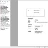 Liebherr Telescopic Handler T33 10 1695 4F Service Manual 12231156 2020 1