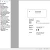 Liebherr Telescopic Handler T33 10 1695 4FS Service Manual 12217174 2020 1