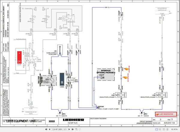 Liebherr Telescopic Handler T33 10 1695 4FS Service Manual 12217174 2020 3