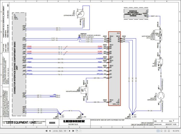 Liebherr Telescopic Handler T35 6 1680 3A Service Manual 12235431 2020 3