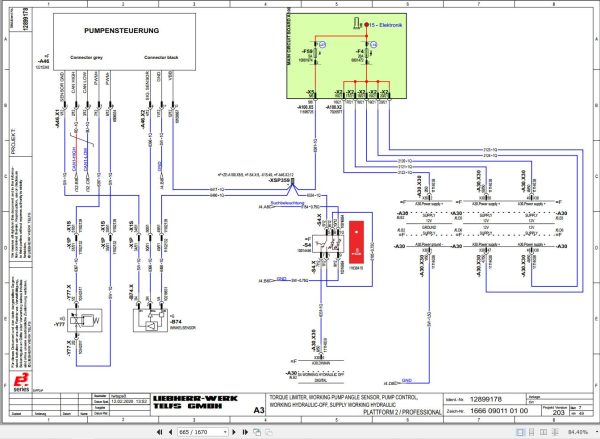 Liebherr Telescopic Handler T35 6 1680 3AS Service Manual 12261268 2023 3