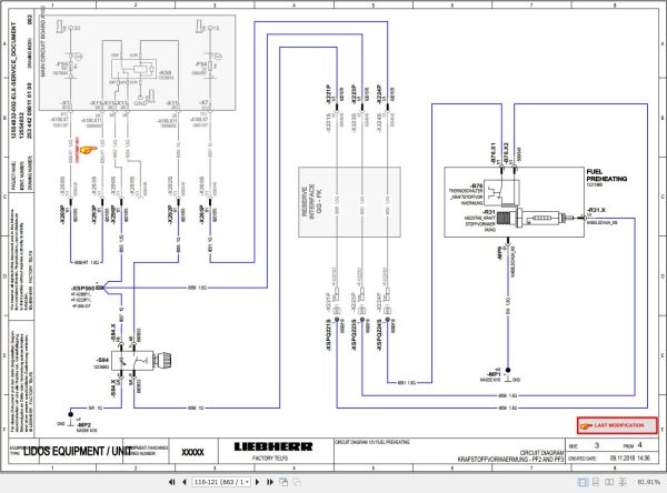 Liebherr Telescopic Handler T36 7 1667 3AS Service Manual 12235427 2020 3