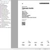 Liebherr Telescopic Handler T41 7 1665 3A Service Manual 12263574 2023 1