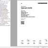 Liebherr Telescopic Handler T41 7 1665 3AS Service Manual 12261270 2023 1