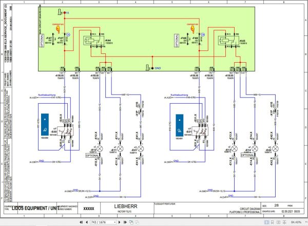 Liebherr Telescopic Handler T41 7 1665 3AS Service Manual 12261270 2023 3