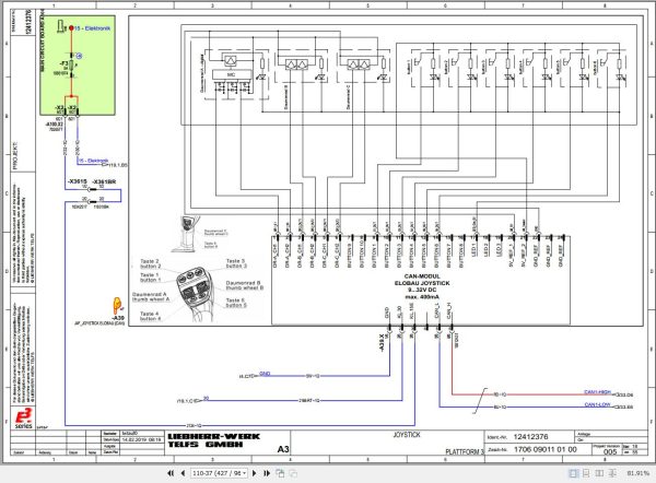Liebherr Telescopic Handler T46 7 1706 3AS Service Manual 12249370 2020 2