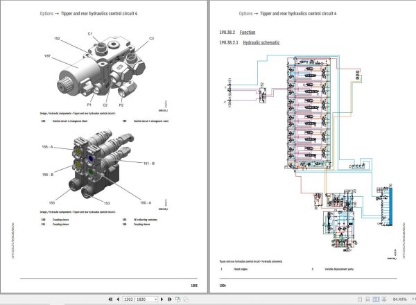 Liebherr Telescopic Handler T46 7 1706 3AS Service Manual 12261271 2023 2