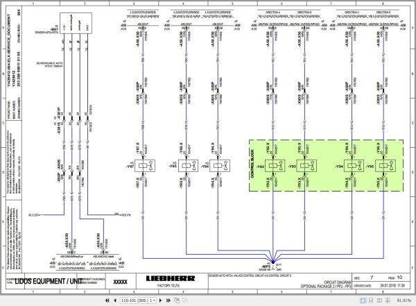 Liebherr Telescopic Handler T55 7 1708 4FS Service Manual 12242702 2020 3