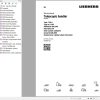 Liebherr Telescopic Handler T60 9 1709 3AS Service Manual 12261273 2023 1