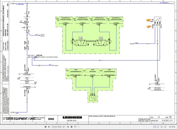 Liebherr Telescopic Handler TL432 1483 7 13335 Service Manual 93517079 3