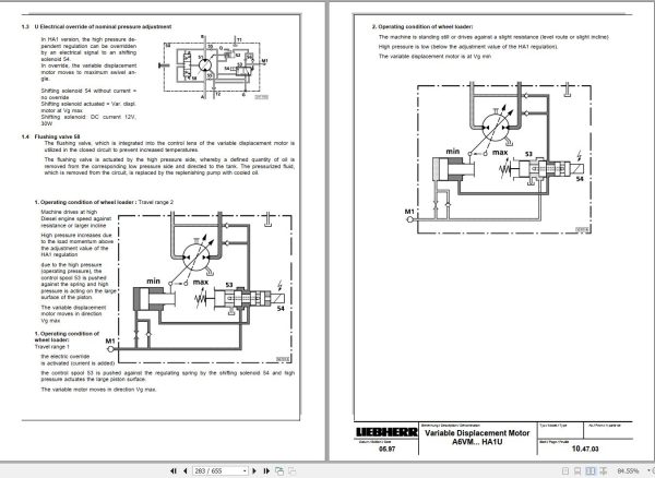Liebherr Wheel Loader L504 To L522 Service Manual 8450302 2