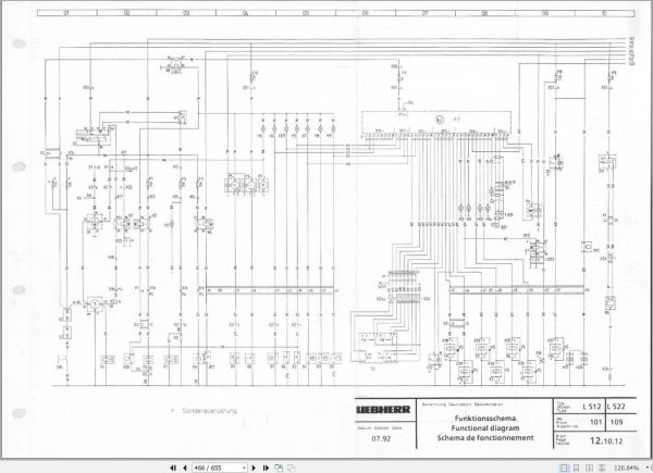 Liebherr Wheel Loader L504 To L522 Service Manual 8450302 3