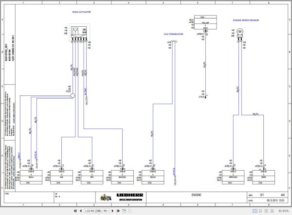 Liebherr Wheel Loader L506 1258 Service Manual 11632018 3