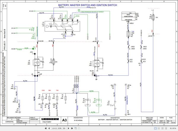 Liebherr Wheel Loader L507 1259 Service Manual 11827675 3