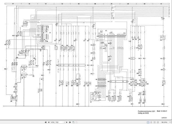 Liebherr Wheel Loader L511 L521 L531 L541 Service Manual 8719106 3