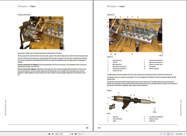 Liebherr Wheel Loader L524 G5.0 D 1585 Service Manual 11827716 2