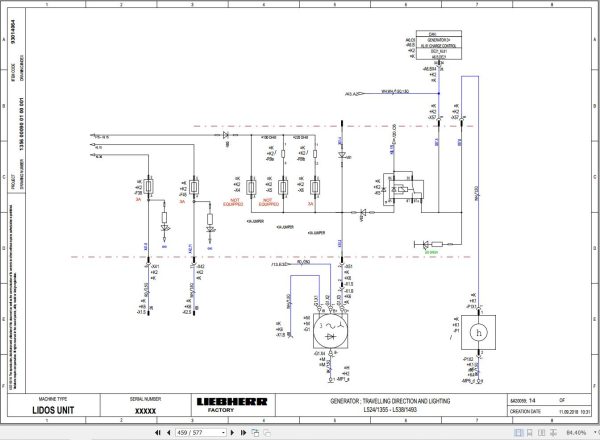 Liebherr Wheel Loader L524 G5.0 D 1585 Service Manual 11827716 3