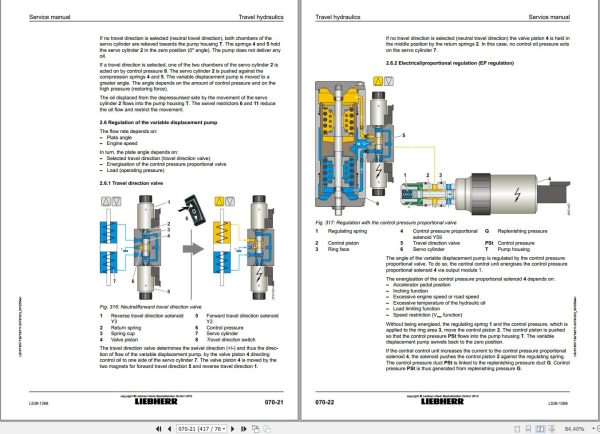 Liebherr Wheel Loader L538 1268 Service Manual 11657125 2