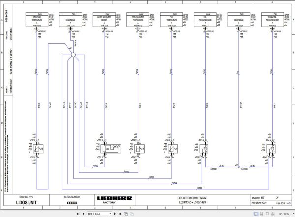 Liebherr Wheel Loader L538 G5.0 D 1356 Service Manual 11827717 3