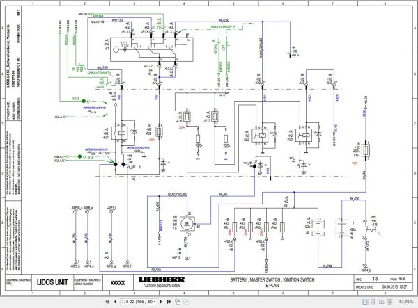Liebherr Wheel Loader L550 1839 Service Manual 12242499 3